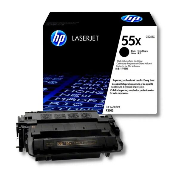 TONER HP CE255X (55X) L.J. CP3015 NEGRO 12.5KPG - ORIGINAL