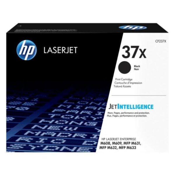 TONER HP CF237X (37X) NEGRO ENT M631 25KPG - ORIGINAL