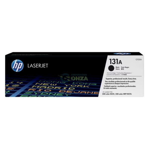 TONER HP CF210A (131A) L.J. 200 M276 NEGRO - ORIGINAL