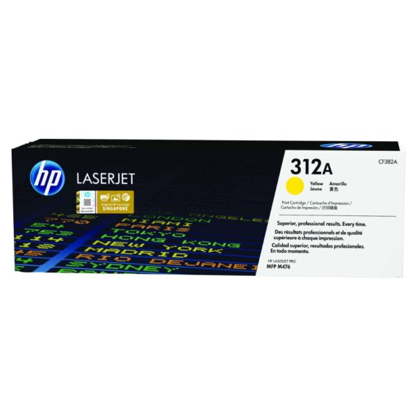 TONER HP CF382A (312A) L.J. M476 YELLOW 2.7K PG - ORIGINAL