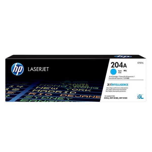 TONER HP CF511A (204A) LJ PRO M154 CYAN 900 PGS - ORIGINAL