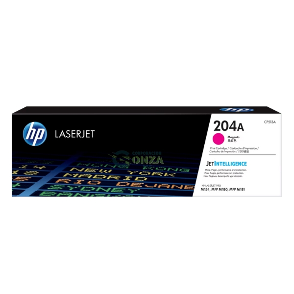 TONER HP CF513A (204A) LJ PRO M154 MAGENTA 900 PGS