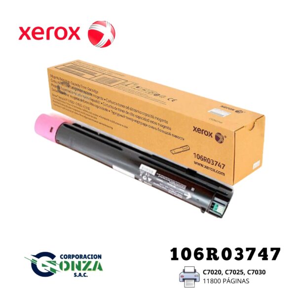 TONER XEROX 106R03747 MAGENTA PARA VERSALINK C70XX