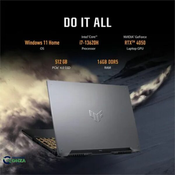 Laptop para videojuegos - TUF Gaming F16 FX607 FX607VU-RL091 40.6cm (16") - WUXGA - 144Hz - Intel Core i7 13a Gen i7-13620H - 16GB - 1TB SSD - Intel Chip - 1920 x 1200 - FreeDOS - NVIDIA GeForce RTX 4050