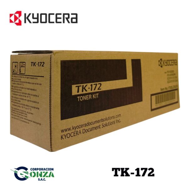 Toner Kyocera TK‑172 Original Negro 7 200 páginas – Compatible FS‑1320D/1370DN