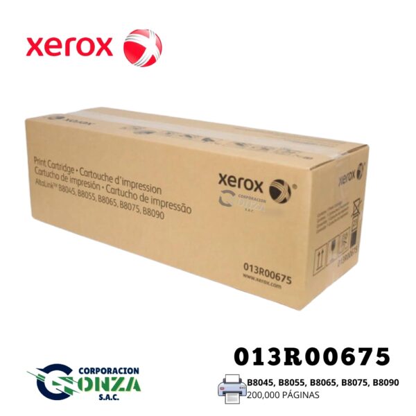 XEROX-013R00675-B8045-B8055-B8065-B8075-B8090 Drum Xerox 013R00675 Original - WorkCentre 7120/7125/7220/7225 | 60K Páginas