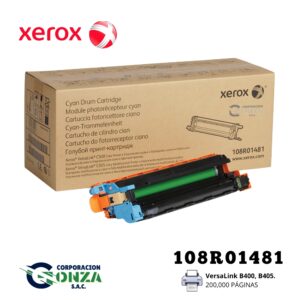 Unidad de Imagen Xerox 108R01481 Cian (Drum) para VersaLink C500 C505 - Original