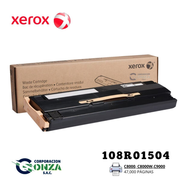 Cartucho de Residuos Xerox 108R01504 Original | Para VersaLink C8000/C9000 | 47K Páginas