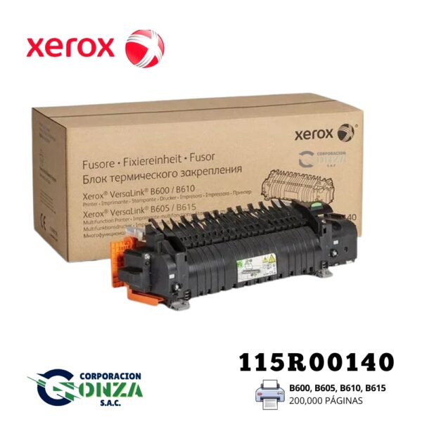 XEROX-115R00140-B600-B605-B610-B615 Fusor Xerox 115R00140 220V Original para VersaLink B600 B605 B610 B615