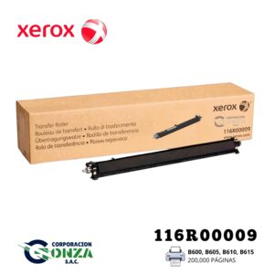 XEROX-116R00009-B600-B605-B610-B615 Kit de Mantenimiento Transfer Roller Xerox 116R00009 - 200K Páginas
