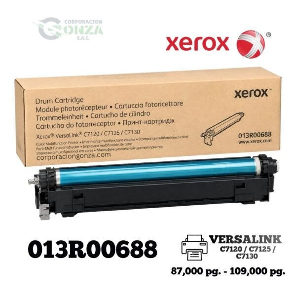 Drum Xerox 013R00688 Original para VersaLink C7120, C7125 y C7130
